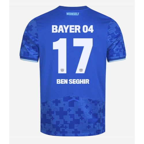 Billige Fotballdrakt Bayer Leverkusen Eliesse Ben Seghir #17 Replika Tredjedrakt 2025-26 Kortermet Billige Fotballdrakt Bayer Leverkusen Eliesse Ben Seghir #17 Replika Tredjedrakt 2025-26 Kortermet